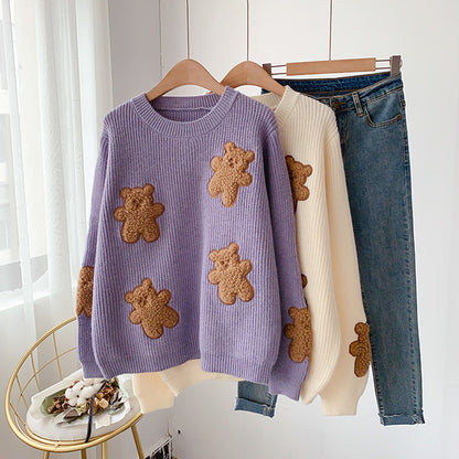 Pull ours nouveau pull top 5041