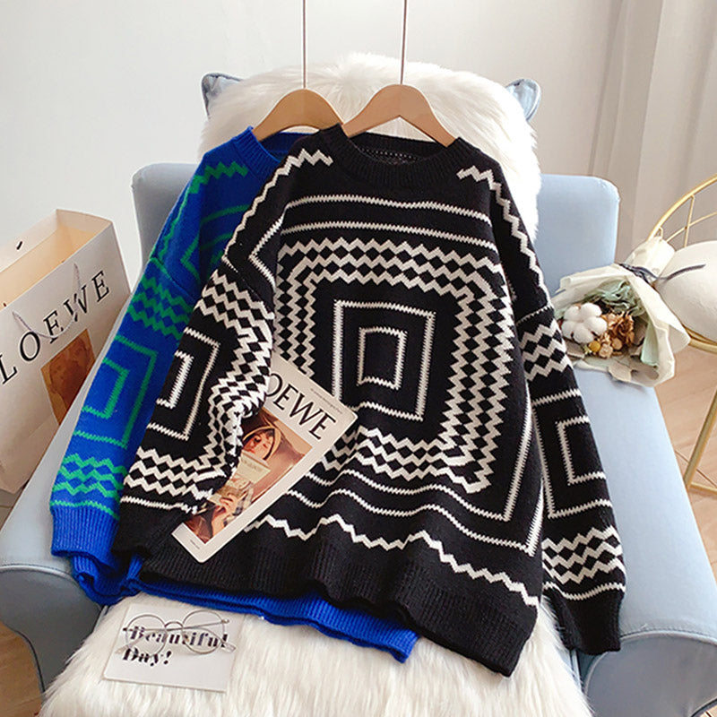 Pull vintage paresseux, nouveau pull 4999