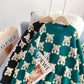 Pull rétro japonais paresseux pull ample 5082