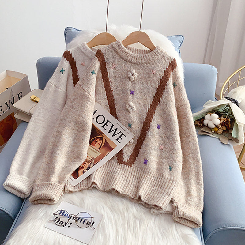 Petit pull frais et doux design Sense Sweater 5000