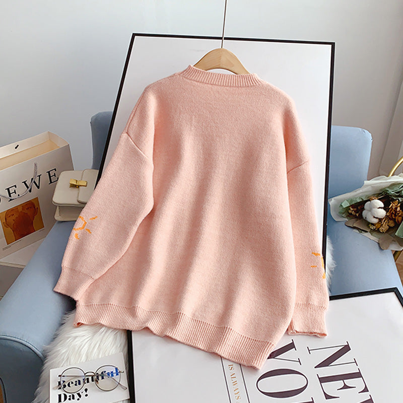 Pull-over Pull-over ample Pull coréen haut 5001