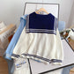 Pull paresseux japonais haut ample et fin 4957
