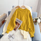 Pull torsadé tendance petit design sense minorité 5106