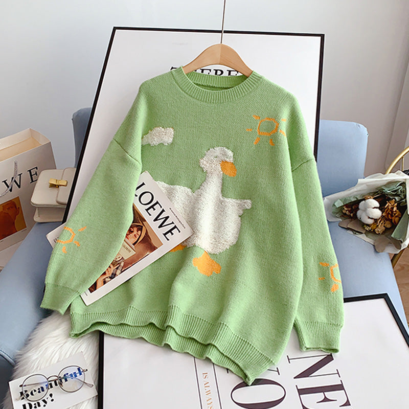 Pull-over Pull-over ample Pull coréen haut 5001