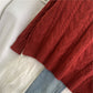 Pull rétro chelizi rouge style paresseux japonais 4921