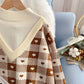 Pull à col roulé mi-long, faux pull deux pièces, haut 4964