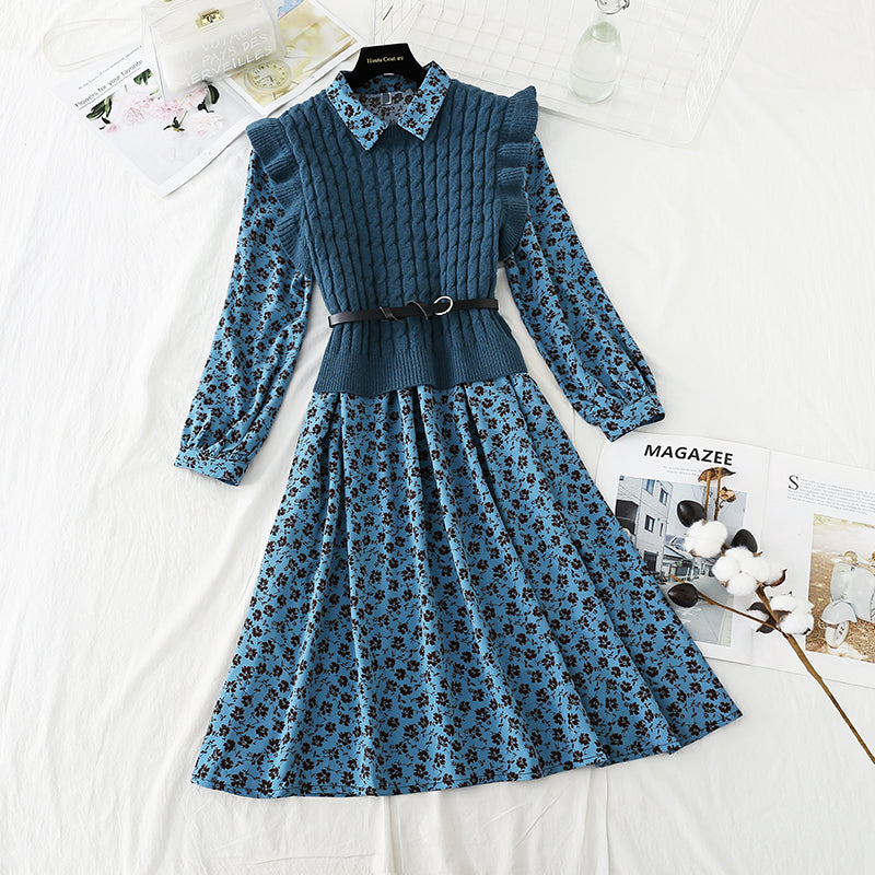 Robe fleurie vintage nouvelle tenue 4770