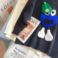 Pull bleu dessin animé Klein Pull pull haut 5024