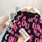 Pull à lettres style étranger 4989