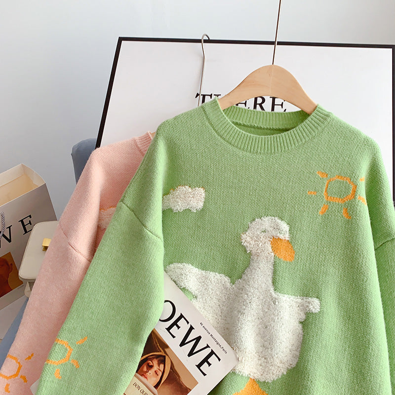 Pull-over Pull-over ample Pull coréen haut 5001