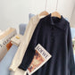 Robe ample, slim, paresseuse, coupe-vent en laine 5011