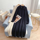 Robe ample, slim, paresseuse, coupe-vent en laine 5011