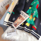 Pull de Noël à col bleu marine style collège pour fille 4968