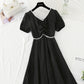 Robe coupe-vent douce jupe longue pour femme pause thé d'été 4862