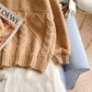 Pull en laine d'agneau cousu pull veste pull 4974