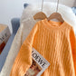 Pull torsadé nouvelle mode style étranger chemise tricotée à fond 4996