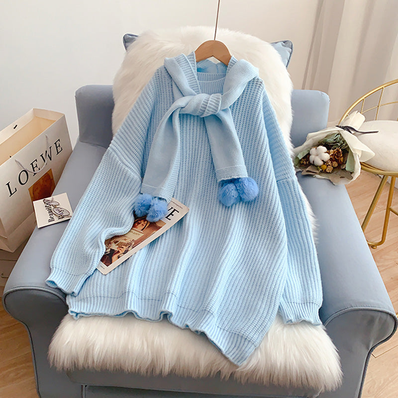 Pull châle à capuche nouveau pull 5059