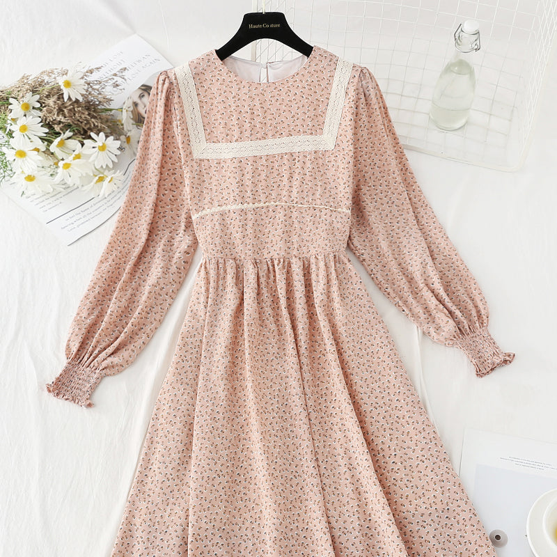Nouvelle robe en mousseline de soie cousue creuse de haute qualité pour femme 4825