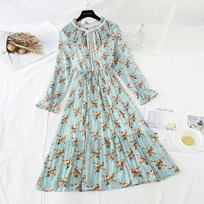 New Vintage broken flower Platycodon grandiflorum skirt Fairy Forest Series  4699