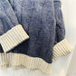 Pull col montant torsadé femme rétro japonais paresseux 4910