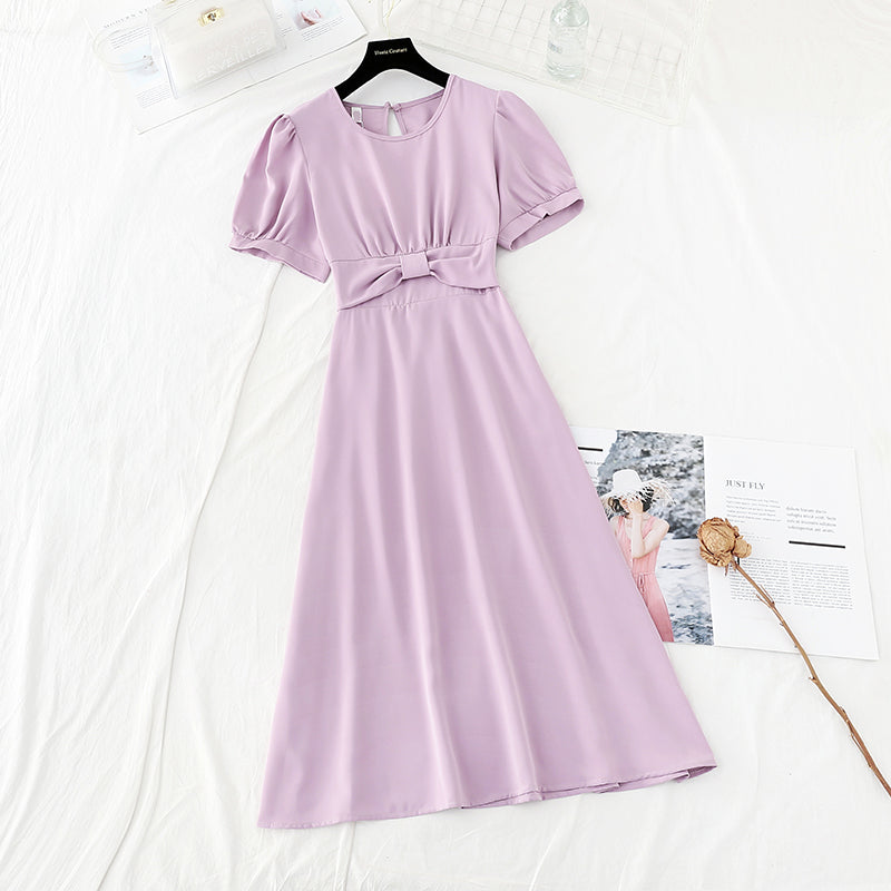 La nouvelle taille est fine, le sens du design de style déesse, la jupe française minoritaire 4693