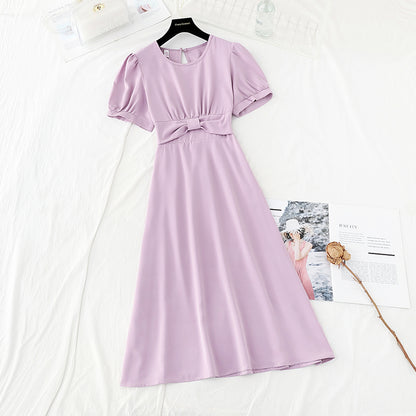 La nouvelle taille est fine, le sens du design de style déesse, la jupe française minoritaire 4693