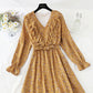 New style fungus skirt French retro minority bottomed skirt  4838