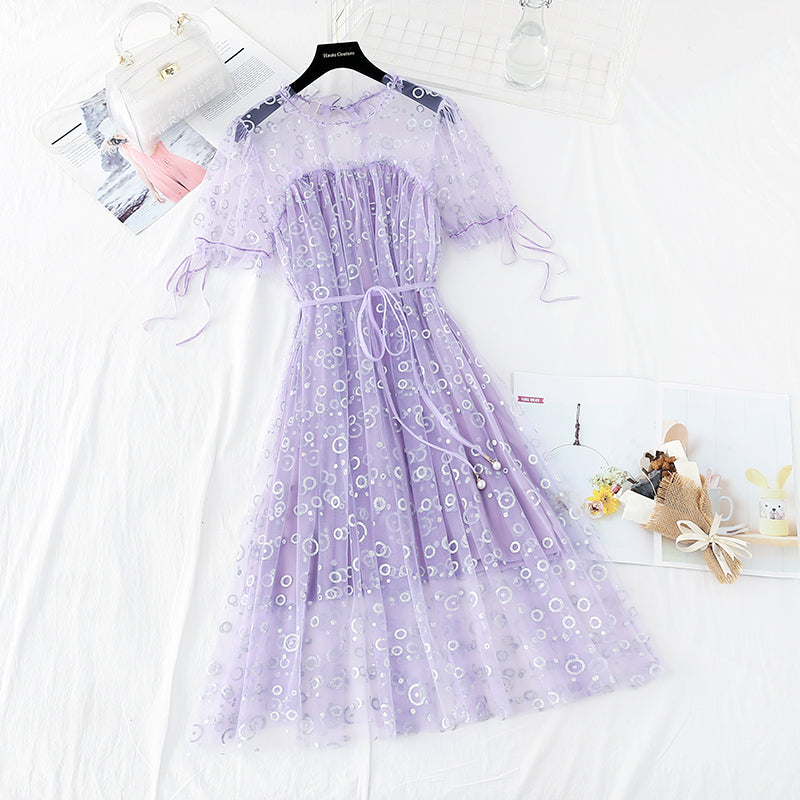 Nouvelle jupe française douce et fine à fermeture à la taille, série Fairy Super Fairy 4615