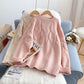 Pull torsadé haut pull design paresseux coréen 4939