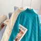 Robe longue à fond plat avec jupe intérieure ample en laine épaisse 4928