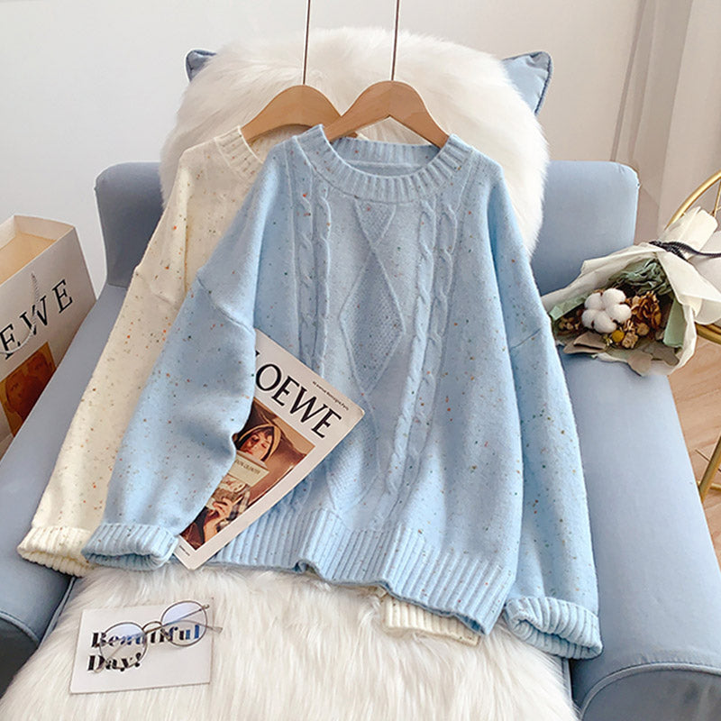 Pull japonais doux et torsadé pour femme et homme, petit modèle 4945