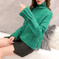 Pull japonais rétro à col haut pour femme à porter au style Hong Kong 4912