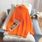 Pull col roulé imitation vison rose doux ciré femme 4940