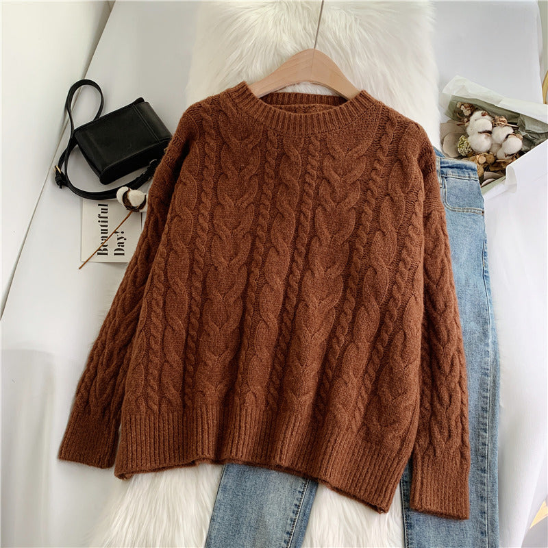 Pull rétro chelizi rouge style paresseux japonais 4921