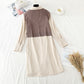 Ensemble chemise rayée + gilet tricoté, nouvelle collection, ensemble deux pièces ample College English 4543