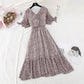 La nouvelle petite jupe féerique fraîche en mousseline de soie vintage française est ajustée à la taille 4527