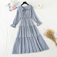 Robe de fée en treillis de premier amour français, douce robe de vent 4542