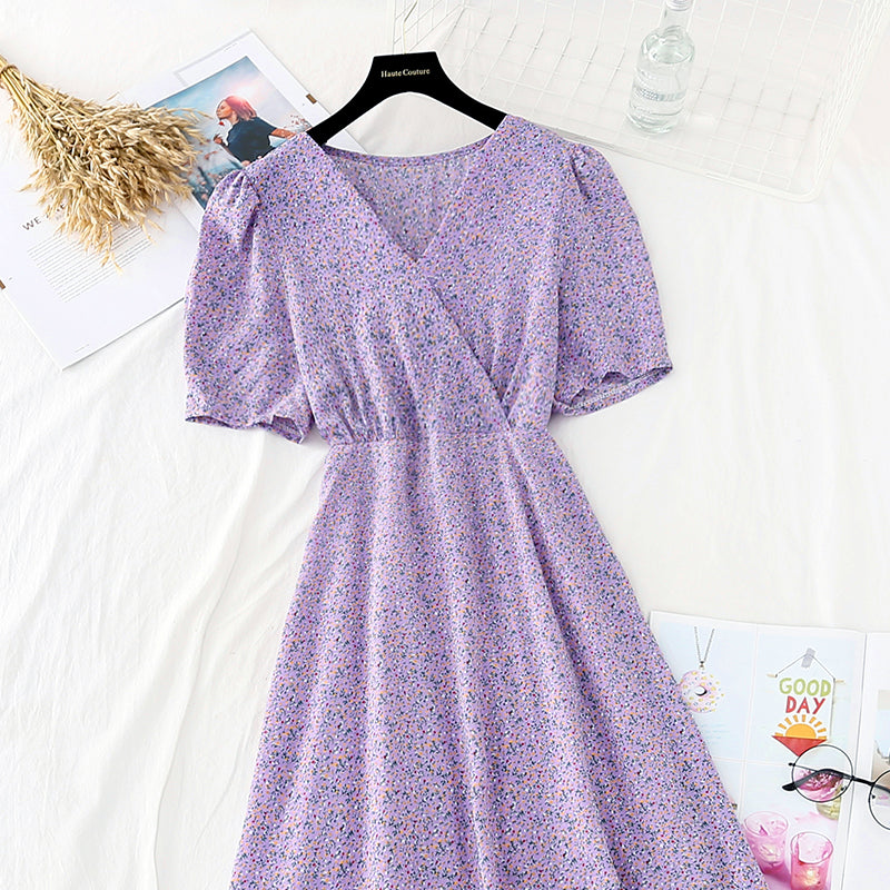Nouvelle jupe en mousseline de soie, taille fine en été, jupe longue douce française 4616