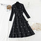 Nouvelle robe automne hiver mode noël costume deux pièces jupe 4567