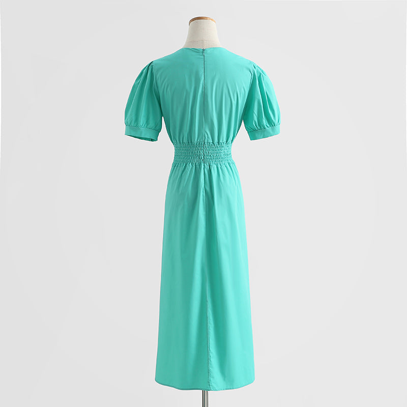 Jupe longue tendance à fermeture à la taille, nouvelle collection 4284