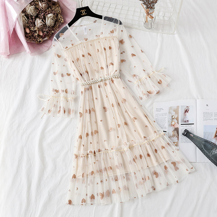 La robe en gaze d'amour est super douce xiansen 4343