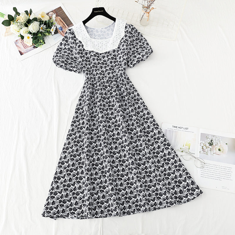 Nouvelle jupe princesse à manches bouffantes françaises de style tempérament 4256