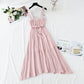 New French first love retro gentle suspender dress  4132