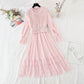 Robe en dentelle légère tempérament mature jupe enfants 4067