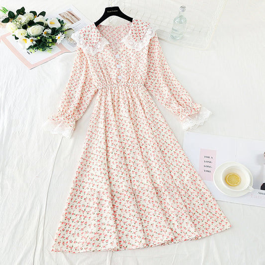 Robe fleurie fine et de haute qualité 3918