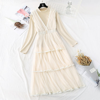Robe japonaise coupe-vent douce avec maille 3989