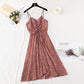 Robe à bretelles à fleurs cassées, super xiansen style français, taille fine 4111