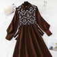Schmal geschnittenes Strickkleid, vielseitiges Winterkleid 4075