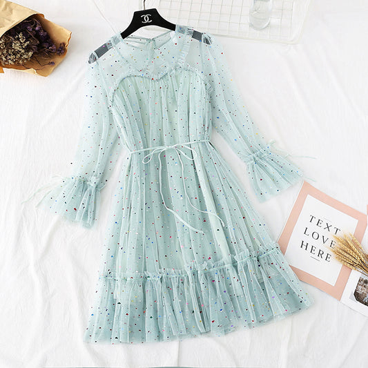 New fairy long sleeve doll super fairy loose doll collar with bottom skirt 3970