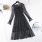 Baby collar stem orange first love skirt Sen Department long skirt  4375